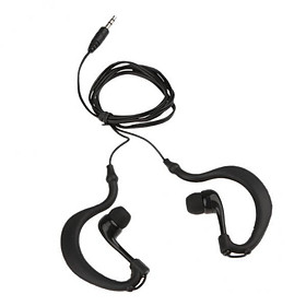 5x3.5mm Earhook Sport Waterproof Earphone Headphone for iPod MP3 Player Black