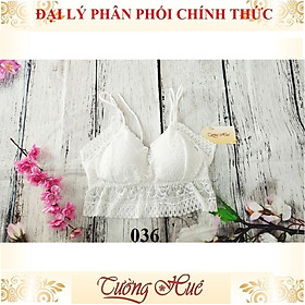 Áo bra 2 dây mảnh ren 036 cúp tam giác cỡ lớn