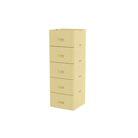 Tủ lắp ghép MatsuLock 5 ngăn DUY TÂN nhựa PP/ABS, 5 hộc tủ tháo lắp linh hoạt, tủ quần áo đa năng, tiện lợi