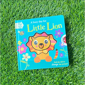 Download sách Sách tương tác cho bé 0-3 tuổi - A busy day for Little Lion