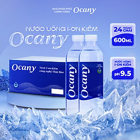 Hình ảnh Thùng 24 chai nước ion kiềm Ocany chai 600ml