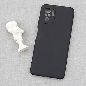 Ốp lưng dành cho Xiaomi Redmi Note 10 silicon dẻo màu đen chống sốc cao cấp bảo vệ camera