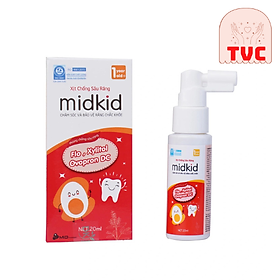 Mua Xịt Chống Sâu Răng MIDKID Vị Táo Đỏ Giúp Làm Sạch Và Bảo Vệ Men Răng Ngăn Ngừa Mảng Bám Ố Vàng