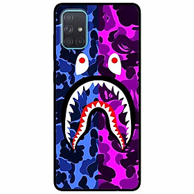 Ốp lưng dành cho Samsung A51 mẫu Cá Mập Xanh Hồng