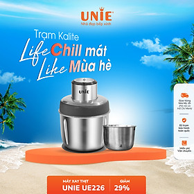 Máy xay thịt Unie UE226,dung tích 2.5L,thiết kế 4 lưỡi dao sắc bén,Công suất mạnh 300W Bảo hành 12 tháng HÀNG CHÍNH HÃNG