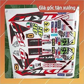 Tem rời vario 2018 dán xe đỏ