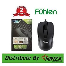 Chuột Chơi Game Có Dây Fuhlen L102 1000DPI 3 Phím - Hàng Chính Hãng