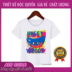 Áo Thun Trẻ Em In Poppy Playtime Huggy Wuggy Dễ Thương mẫu mới cực HOT