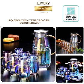 Mua Bộ Ly Thủy Tinh  BOROSILICATE Chịu Nhiệt Cao LUXURY - Hàng Nhập Khẩu