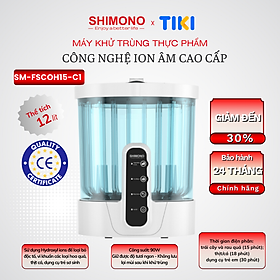 Mua Máy Khử Trùng Thực Phẩm SHIMONO SM-FSCOH15-C1 Loại Bỏ Độc Tố Vi Khuẩn Trong Hoa Quả  Thịt Cá Mà Giữ Được Độ Tươi Ngon Hàng Chính Hãng