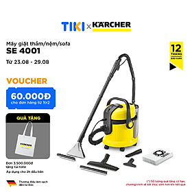 Mua Máy làm sạch thảm (giặt thảm)  ghế sofa và hút bụi đa năng Karcher SE 4001 (Hàng chính hãng)