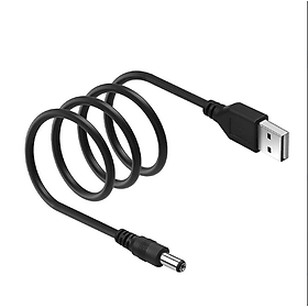 Mua Dây cáp sạc RIBI 9V USB - DC 5.5mm - Có đèn báo sạc - Dùng cho Máy Hút Bụi Cầm Tay - Modem wifi trong nhà - Các thiết bị điện tử mini - Hàng chính hãng