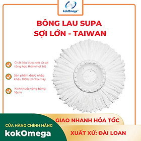 Bông Lau Nhà Supa Mop Đài Loan Sợi Lớn