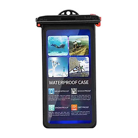 Swimming Phone Bags Diving Waterproof Case Swim for  XS Black