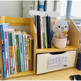 Mua Giá sách để bàn kệ sách để bàn làm việc gỗ MDF nhập khẩu chống thấm chống mối mọt