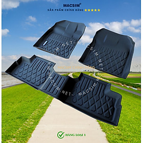 Thảm lót sàn xe ô tô Toyota Wigo 2023+ Nhãn hiệu Macsim chất liệu nhựa TPE cao cấp màu đen