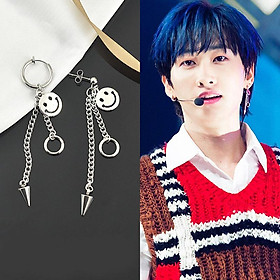 Khuyên tai bông tai Super junior hoa tai hình nón