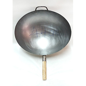 Mua CHẢO(QUÁNH) THÉP CÁN GỖ 44CM CÓ QUAI XÁCH.