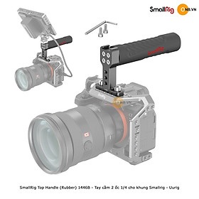 Mua SmallRig Top Handle (Rubber) 1446b - Tay Cầm kim loại 2 ốc 1/4 báng cao su