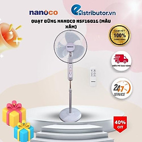Mua Quạt Đứng Nanoco NSF1601G (Màu xám) - Hàng chính hãng