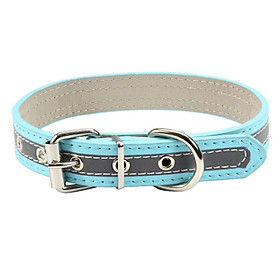 Vòng cổ da phản quang cho chó mèo