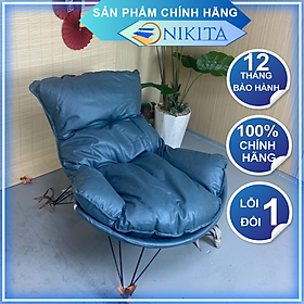 Mua Ghế bập bênh thư giãn nệm bông bọc nano êm ái – có đôn gác chân tách rời–phong cách châu Âu  sang trọngchính hãng Nikita