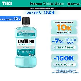 Nước Súc Miệng Listerine Zero (750ml) - 8850007813149