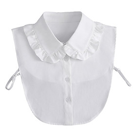 Women's Floral Chiffon Faux False Collar Detachable Half Shirt  Collar