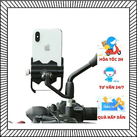 Mua Giá đỡ kẹp điện thoại cho xe máy / xe mô tô Selfiecom A1000 - Hợp Kim Nhôm Cao Cấp Chống Rung  Chống Cướp Giật Điều Chỉnh Xoay Ngang Dọc 360 độ