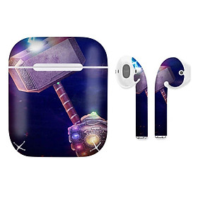 Mua Miếng dán skin cho AirPods in hình Avenger - AVG-0x1003 (AirPods  1 2  Pro  TWS  i12)