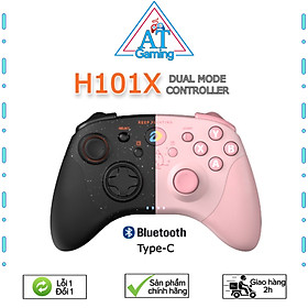 Hình ảnh Tay cầm chơi game không dây DAREU H101X (Dual Mode: Type-C, Bluetooth) - Hàng chính hãng