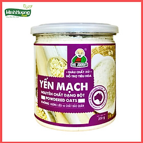Bột Yến Mạch Nguyên Chất Mr Johnny - Làm sạch da mặt - Hộp 200g