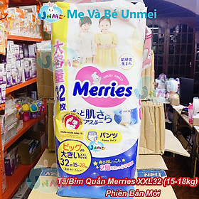 Tã/bỉm quần Merries Jumbo đủ size L56/XL50/XXL32