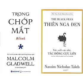 Hình ảnh Bộ Sách Về Tư Duy Bán Chạy Nhất Thế Giới (Gồm 2 Cuốn: Trong Chớp Mắt + Thiên Nga Đen) Tặng Sổ Tay Giá Trị (Khổ A6 Dày 200 Trang)