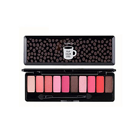 Bảng Phấn Mắt 10 Màu Tông Lì và Nhũ Lameila Play Color Eyes