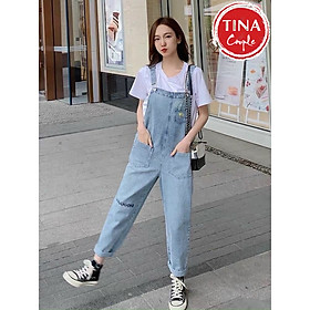 Quần Yếm Jean Nữ Couple Tina