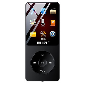 Sharp (RUIZU) X02 8G black with Bluetooth sports MP3/MP4 music player mini student Walkman portable e-book English listening card recorder