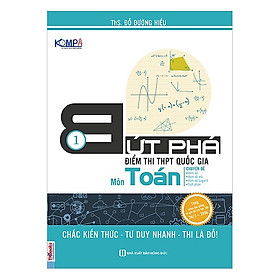 Hình ảnh Bứt Phá Điểm Thi THPT Quốc Gia Môn Toán (Tập 1) Tặng kèm Bookmark