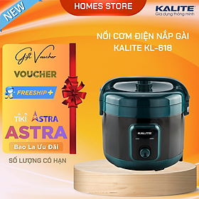 Mua Nồi Cơm Điện Nắp Gài KALITE KL-618 Dung Tích 1.8 Lít Dùng Cho 4-5 Người Ăn Công Suất 700 W - Hàng Chính Hãng