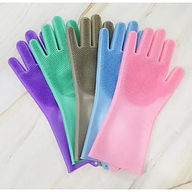Mua Cặp găng tay rửa chén làm vệ sinh tiện dụng ( GIAO MÀU NGẪU NHIÊN )