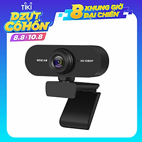 Webcam HD 1080P 2MP Camera 30 khung hình / giây Micrô giảm tiếng ồn Web Cam HD Máy tính xách tay Máy tính xách tay USB Plug & Play cho máy tính xách tay