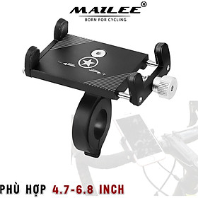 Giá đỡ điện thoại xe đạp MOBILE BRACKET gắn tay lái SS-044 cho điện thoại dưới 6.8 inch, chất liệu Nhôm, phù hợp đường kính ghi đông 22.2mm-31.8mm - Mai Lee