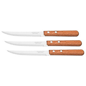 Bộ 3 dao ăn cán gỗ Tramontina Dynamic 13cm - 22300/305