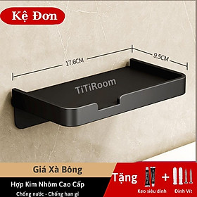 Phụ kiện giá đỡ kệ gắn tường nhà tắm MEIDOROOM, Kệ gắn góc, kệ để đồ phòng tắm, treo khăn, móc quần áo titiroom