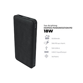 Mua Sạc Dự Phòng Mophie Powerstation 401105999 Dung Lượng 10.000mAh  Sạc Nhanh PD 18W - Hàng Chính Hãng