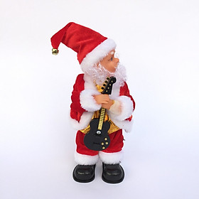 Mua Ông già Noel đánh đàn có nhạc và nhún nhảy