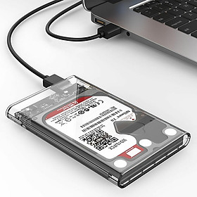 Box ổ cứng trong suốt 2.5 inch chuẩn SATA USB3.0 2139U3