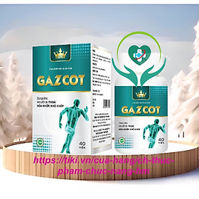 Viên uống Gazcot hỗ trợ giúp khớp vận động dễ dàng, linh hoạt hộp 40 viên