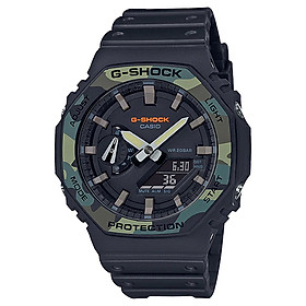 Đồng hồ nam dây nhựa Casio G-Shock chính hãng GA-2100SU-1ADR