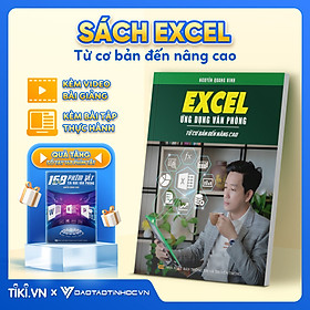 Hình ảnh Sách Excel Ứng Dụng Văn Phòng ĐÀO TẠO TIN HỌC Từ Cơ Bản Đến Nâng Cao Có Kèm Video Khóa Học